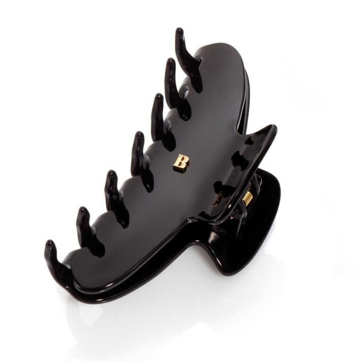 Luksusowa klamra do włosów - czarna