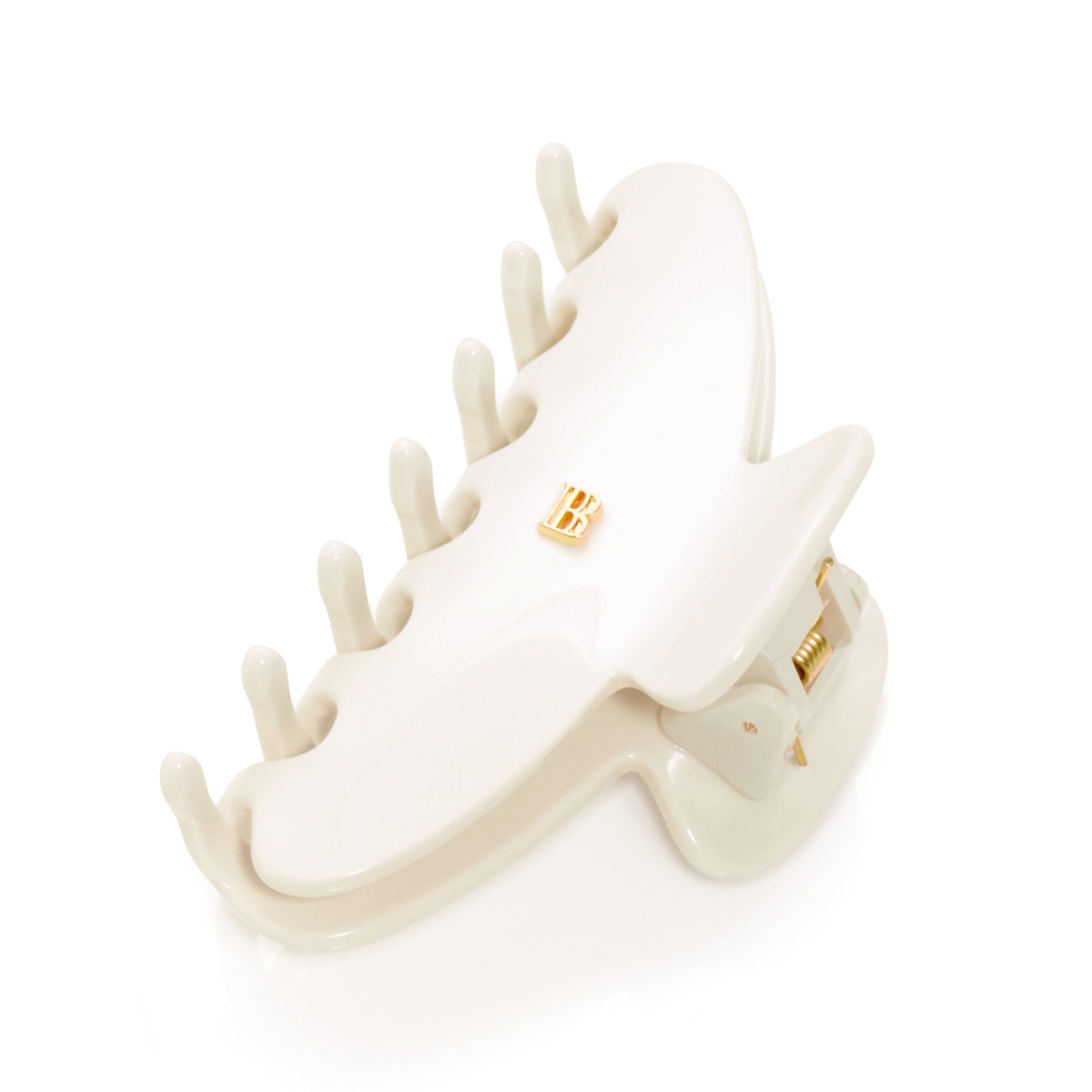 Luksusowa klamra do włosów -biała