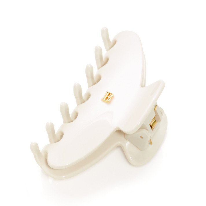 Luksusowa klamra do włosów -biała