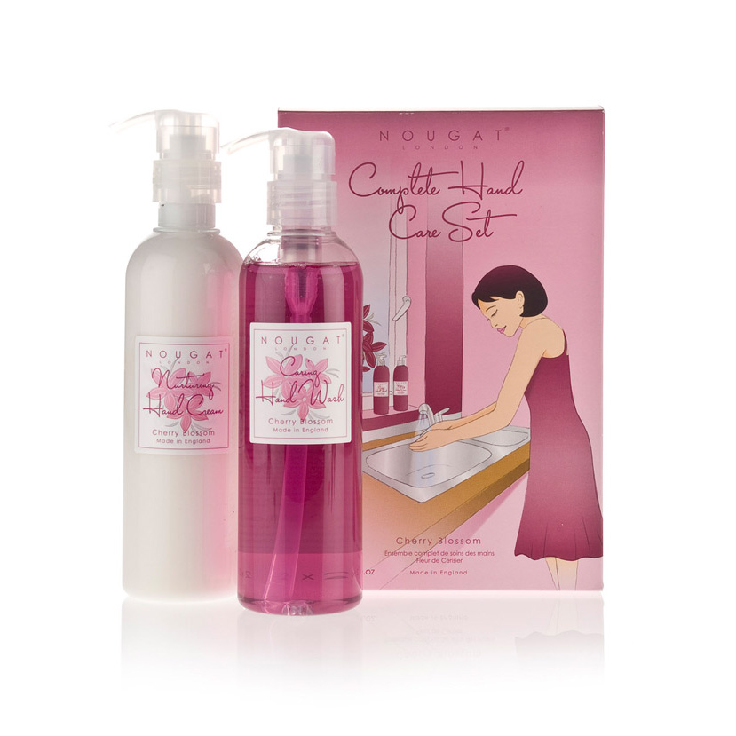 Kolekcja pielęgnacyjna do rąk o aromacie kwiatu wiśni