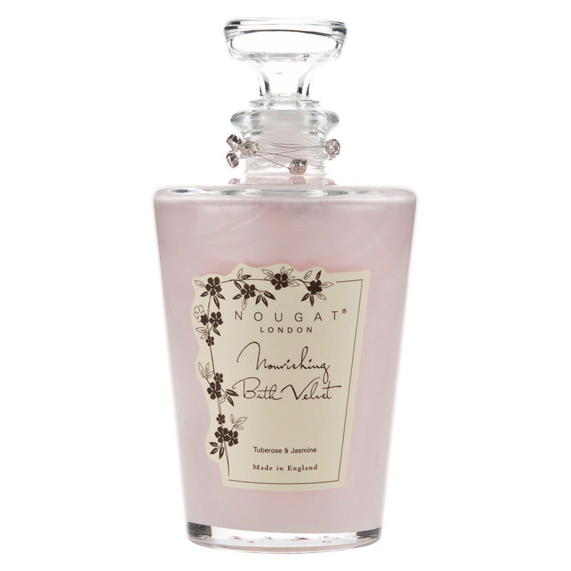 Nawilżający aksamitny płyn do kąpieli o aromacie tuberozy i jaśminu