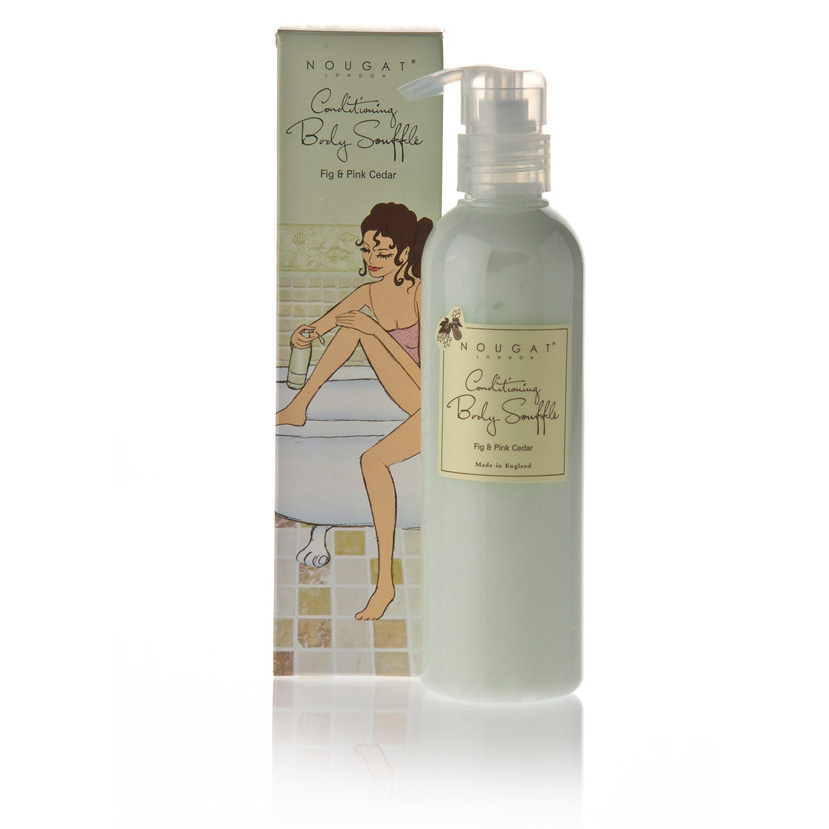 Pielęgnacyjny mus do ciała o aromacie figi i różowego cedru