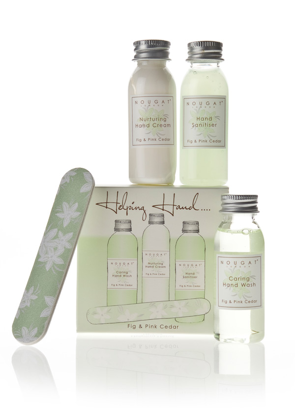 Mini zestaw HELPING HANDS - o aromacie figi i różowego cedru