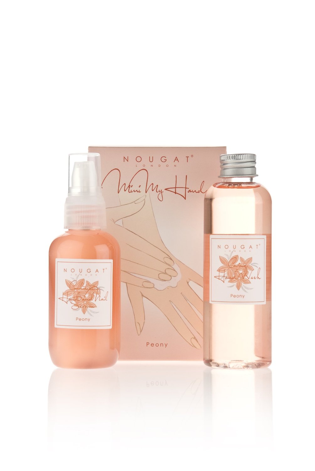 Mini zestaw do pielęgnacji dłoni - kosmetyki o aromacie piwonii