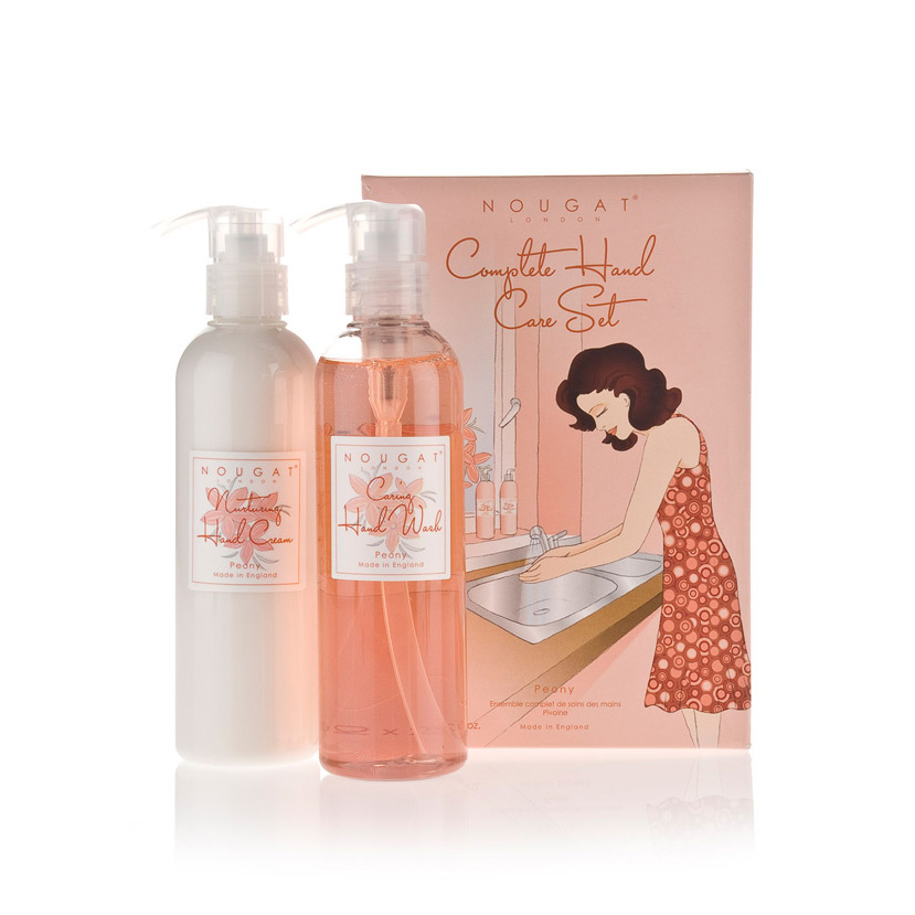 Kolekcja pielęgnacyjna do rąk o aromacie piwonii