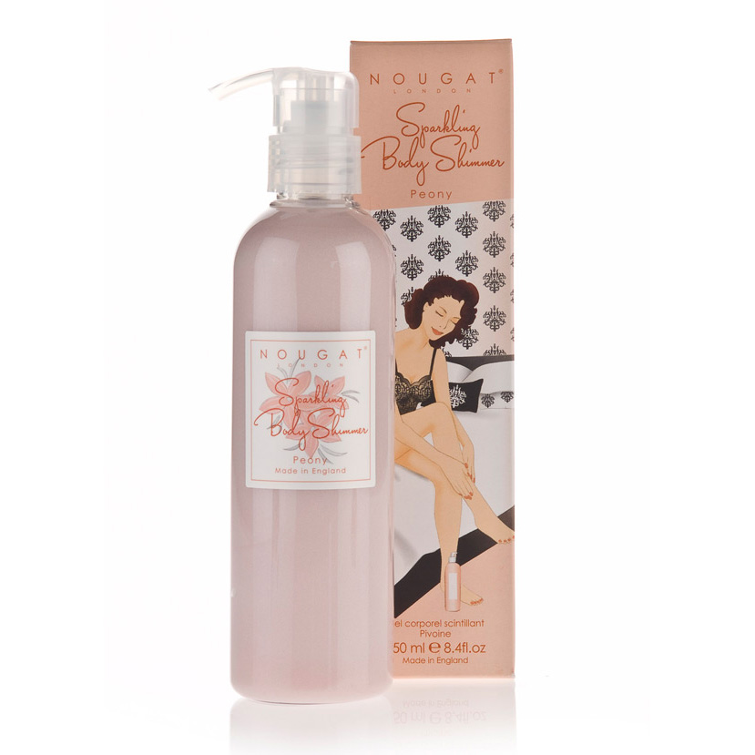 Rozświetlający żel do ciała o aromacie piwonii