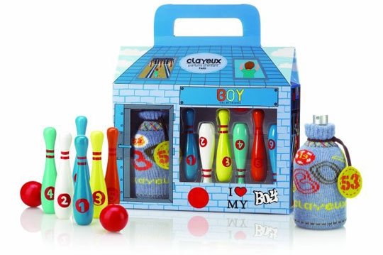 ZESTAW - ZAPACH CLAYEUX BOY I GRA W MINI KRĘGLE