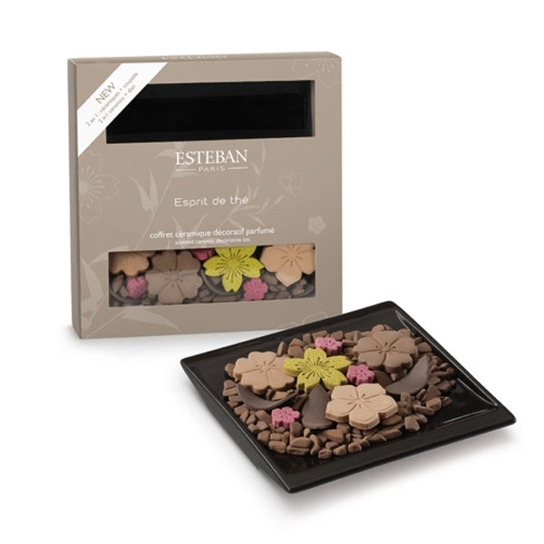 Pachnący ceramiczny zestaw dekoracyjny - Esprit de thé
